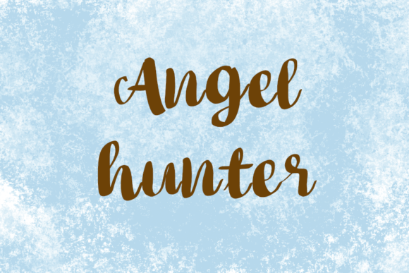 Angel Hunter: Elevate Your Designs with This Elegant Script Font
