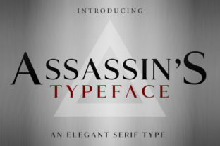 Assassin's: A Bold Serif Font for Impactful Designs