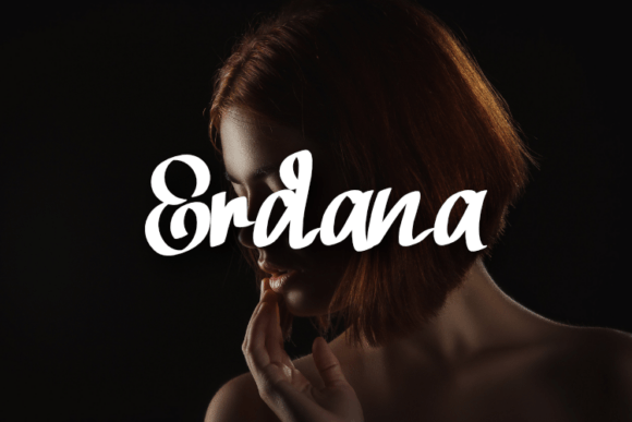 Erdana: The Modern Display Font for Creative Projects