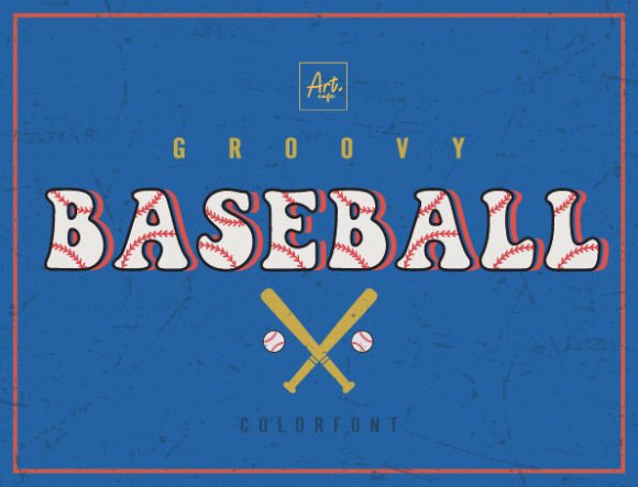 Groovy Baseball: A Retro Typeface for Bold Designs