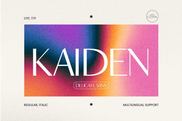 Kaiden: A Modern Sans Serif for Polished Design