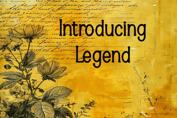 Legend Print Font: A Designer's Delight for Creative Projects