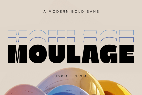 Moulage: Bold Modern Sans-Serif for Impactful Design