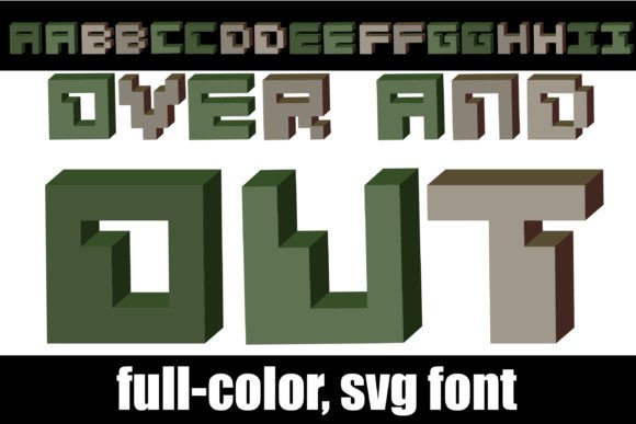 Over and Out: A Military-Inspired Display Font