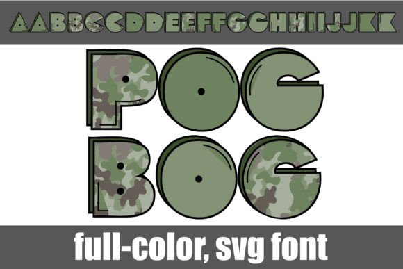 Pogbog: A Bold Military-Inspired Font for Dynamic Designs