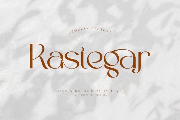 Rastegar: A Modern Sans-Serif for Elevated Design