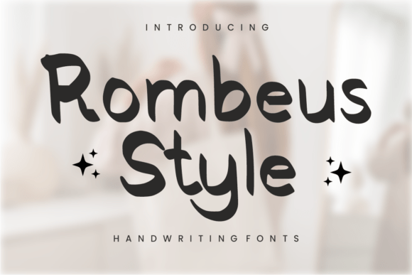 Rombeus Style: A Sharp Geometric Display Typeface