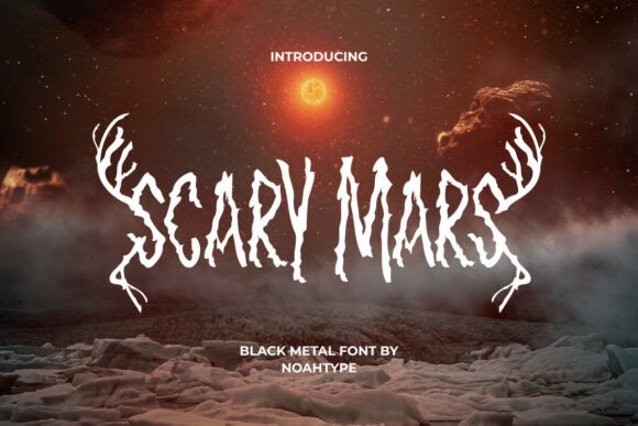 Scary Mars: Unleash Bold, Grunge Typography