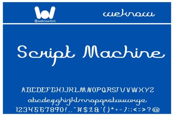 Script Machine: A Chic Font for Modern Design