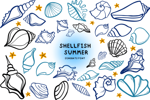 Shellfish Summer: A Whimsical Font for Creative Projects