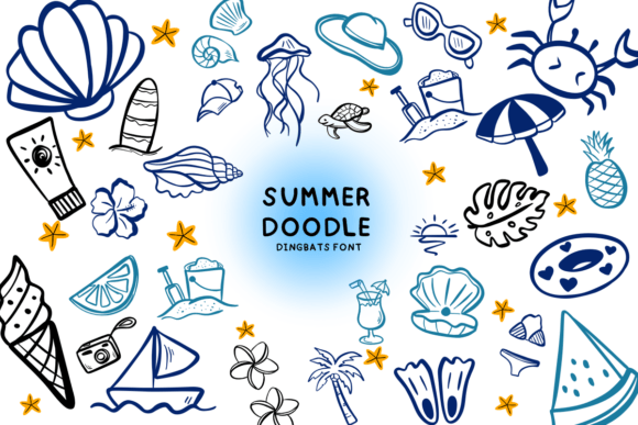 Summer Doodle: Unleash Your Creative Spark with This Artistic Font