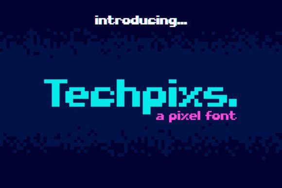 Techpixs: A Pixel Font for Retro Game Design