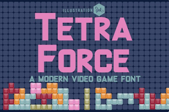 Tetra Force: A Modern Sans Serif Font for Gaming and Design