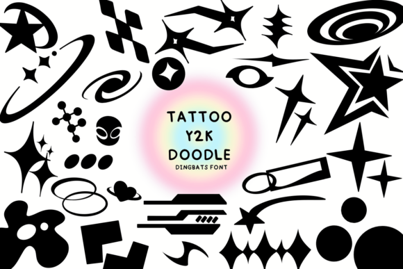 Unleash Your Creativity with Tattoo Y2K Doodle Font