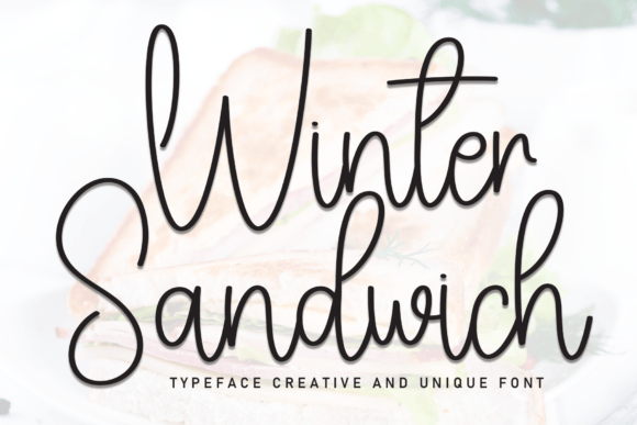 Winter Sandwich: A Sweet & Whimsical Handwritten Font