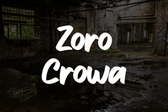 Zoro Crowa: A Dynamic Typeface for Modern Design